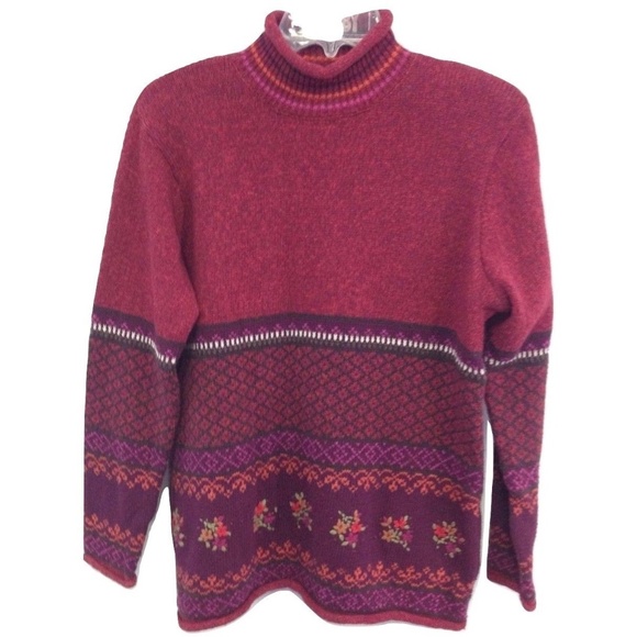 New BON TON Studio Work Winter Sweater Fair Isle - Picture 1 of 2